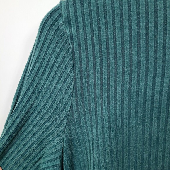 Altard State Green Boho Handkerchief Knee Length Dress Womens Large - Picture 4 of 6